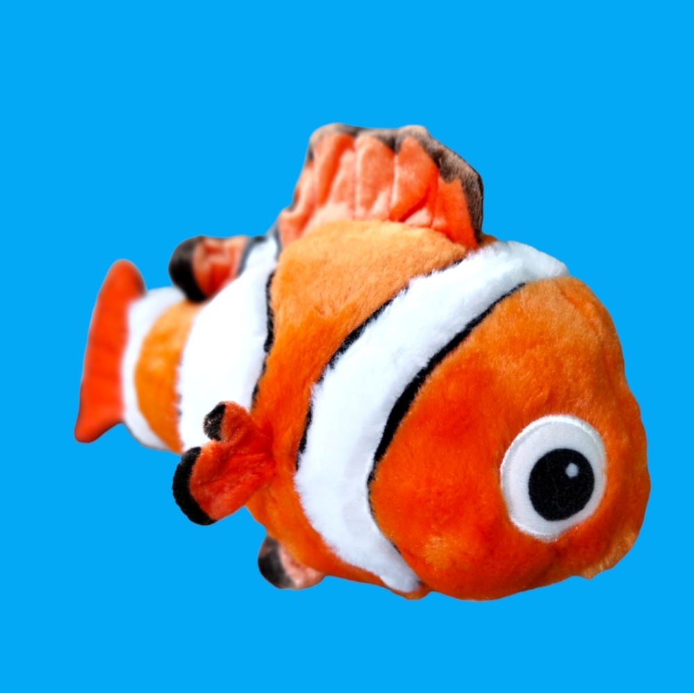 ✓Disney Parks Finding Nemo 9" Plush Stuffed Animal Orange Clown Fish